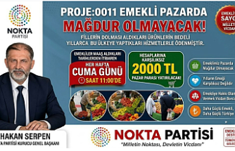 Emekliye Haftalık 2 BİN TL Pazar Desteği Müjdesi! Nokta Partisi'nden "PROJE: 0011" Adımı