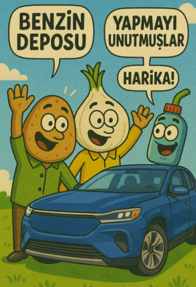 Benzin deposu yapmayı unutmuşlar