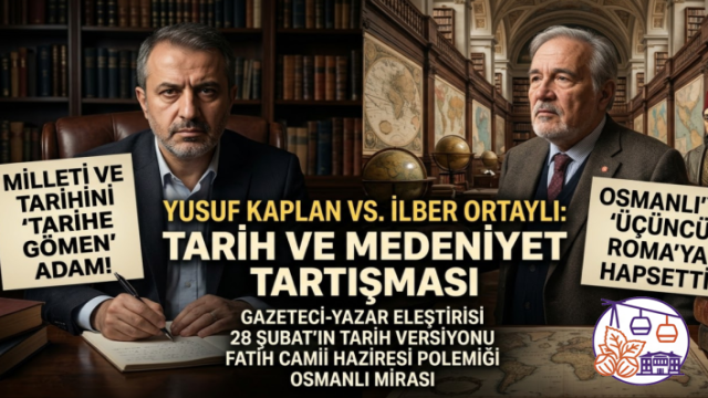 Yusuf Kaplan’dan İlber Ortaylı Çıkışı: "Tarihi ve Milleti Tarihe Gömen Adam"